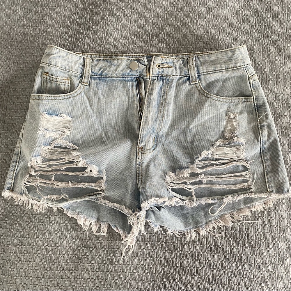 Forever 21 Mid-Rise jean shorts